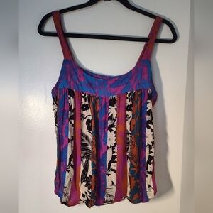 Rose & Olive thin strap summer top. Size L #708